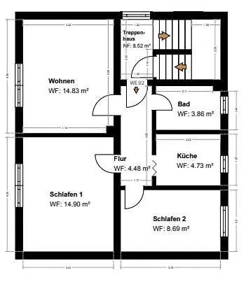 3 Zimmer Harthof Appartement Munich